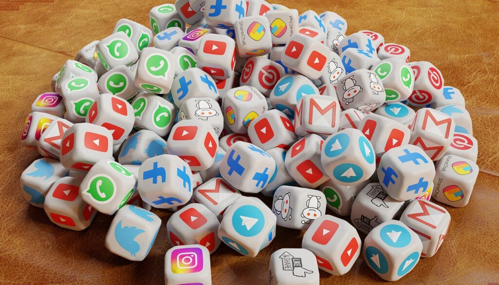 social media icons, social media, cubes, icons, social media, social media, social media, social media, social media