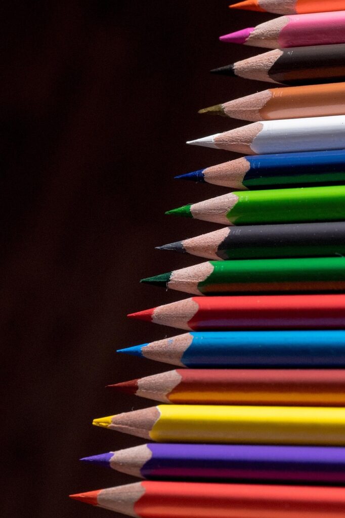 colored pencils, wooden pegs, pencils, multicoloured, coloured, to paint, school, pens, draw, pointed, colour pencils, close up, macro, crayons, children, writing accessories, colour, color row, write, office, graphic design, kindergarten, macro shot